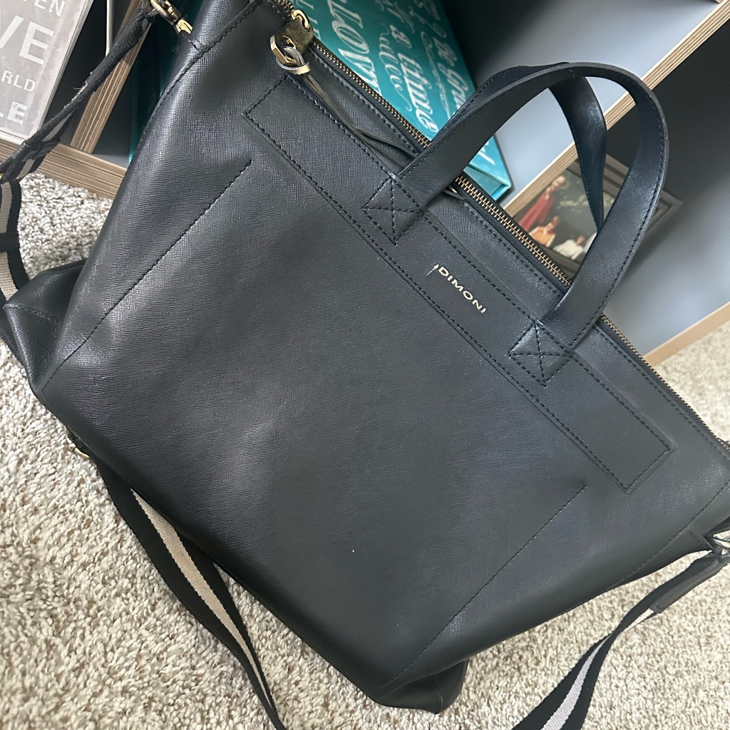 Black Leather Handbag